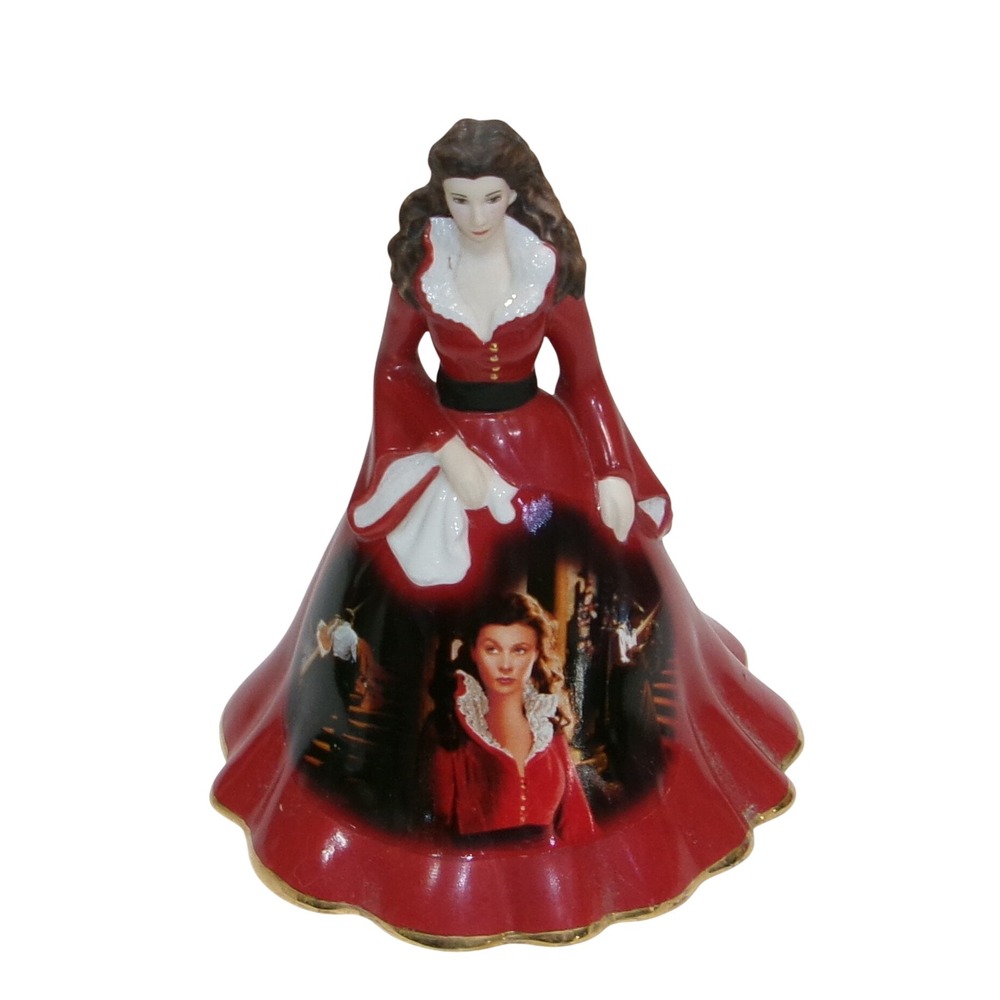 Bradford Editions Gone With the Wind The Red Robe Scarlett O Hara Figurine A5092